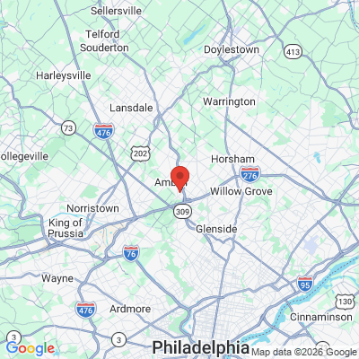 Map to  office in Fort Washington, PA