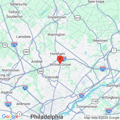 Map to  office in Willow Grove, PA