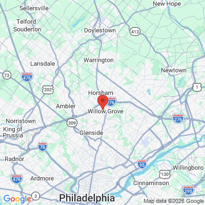 Map to  office in Willow Grove, PA