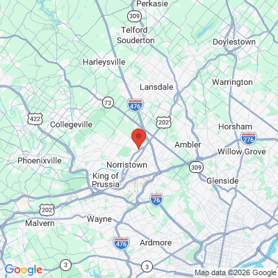 Map to  office in Norristown, PA
