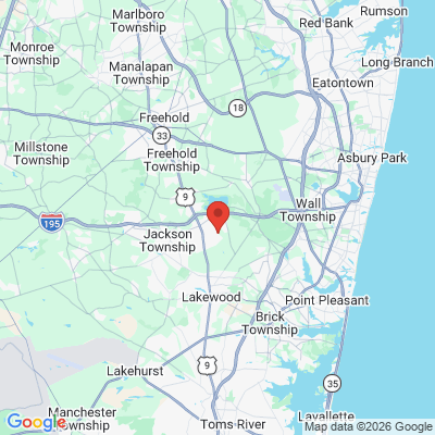 Map to  office in Township Of Howell, NJ
