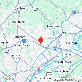Map to Dental Beauty office in Feasterville Trevose, PA