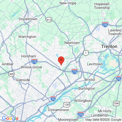 Map to  office in Feasterville Trevose, PA
