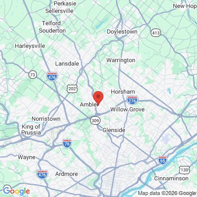 Map to  office in Fort Washington, PA