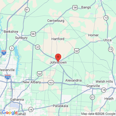 Map to  office in Johnstown, OH
