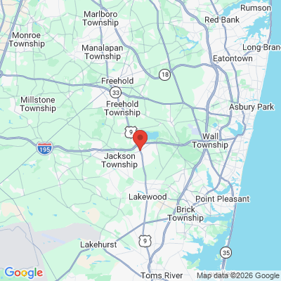 Map to  office in Township Of Howell, NJ