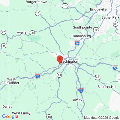 Map to  office in Washington, PA
