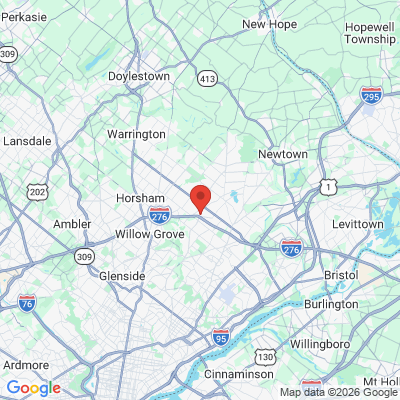 Map to  office in Southampton, PA