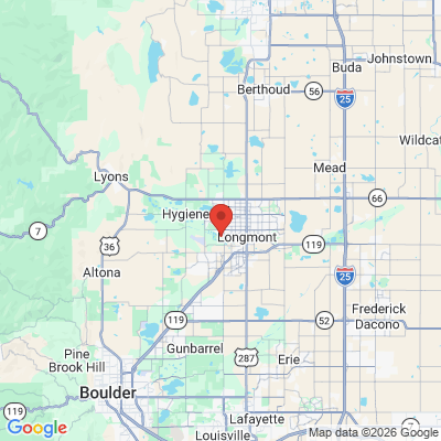 Map to  office in Longmont, CO