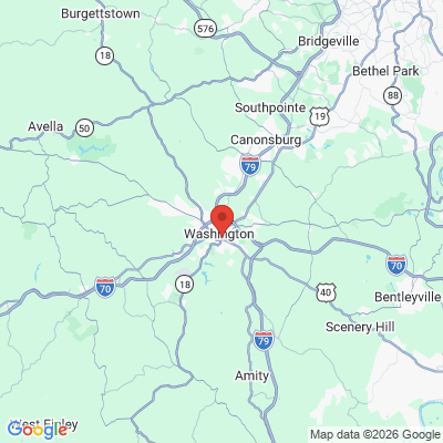 Map to  office in Washington, PA
