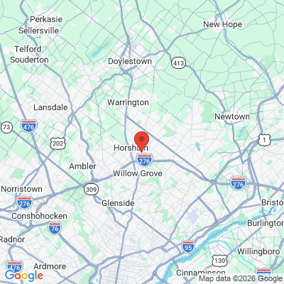 Map to  office in Hatboro, PA