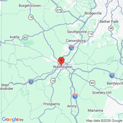 Map to  office in Washington, PA
