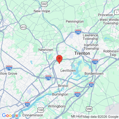 Map to  office in Fairless Hills, PA