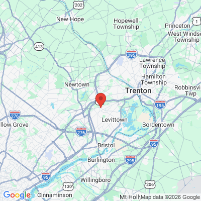 Map to  office in Fairless Hills, PA