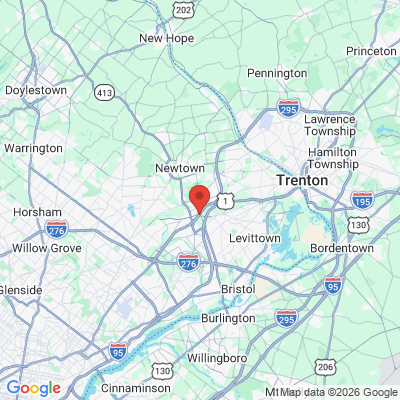 Map to  office in Langhorne, PA
