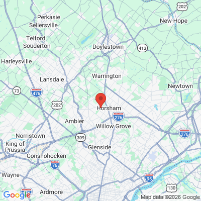 Map to  office in Horsham, PA