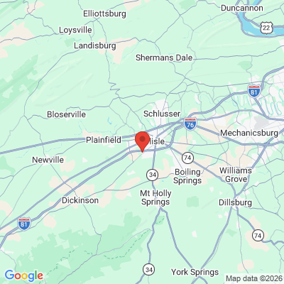 Map to  office in Carlisle, PA