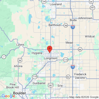 Map to  office in Longmont, CO