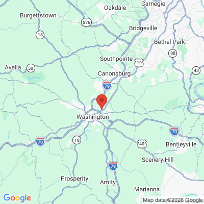 Map to  office in Washington, PA