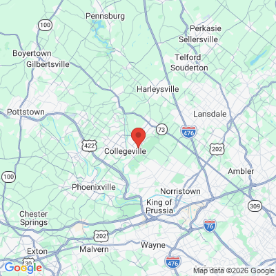 Map to  office in Collegeville, PA