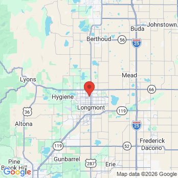 Map to Dental Aid office in Longmont, CO