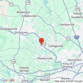 Map to Spring-Ford Family Dental office in Royersford, PA