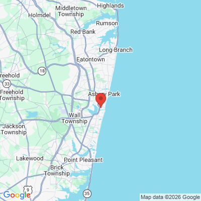 Map to  office in Avon By The Sea, NJ