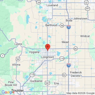 Map to  office in Longmont, CO