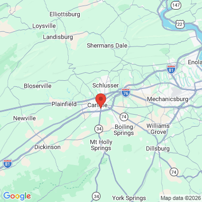 Map to  office in Carlisle, PA