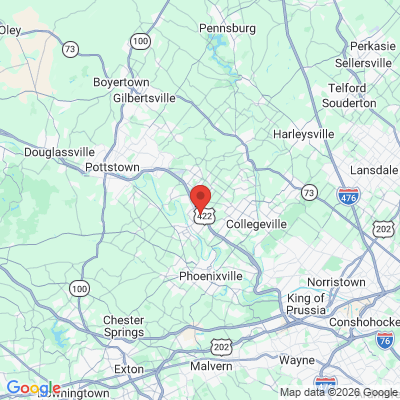 Map to Altera Orthodontics office in Royersford, PA