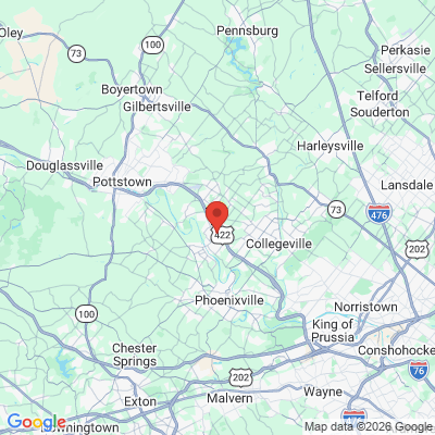 Map to  office in Royersford, PA