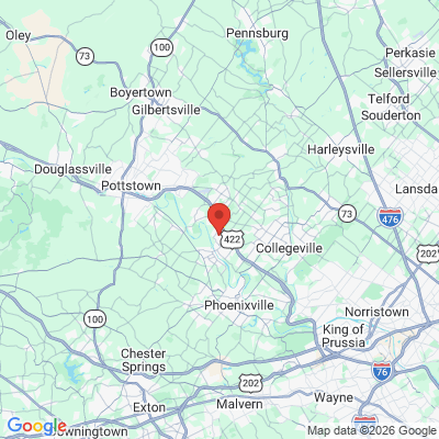 Map to  office in Limerick, PA
