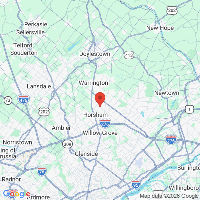 Map to  office in Warminster, PA
