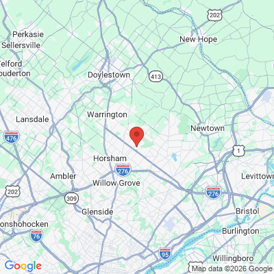Map to  office in Warminster, PA