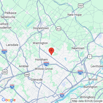 Map to  office in Warminster, PA