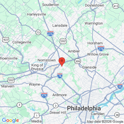 Map to  office in Plymouth Meeting, PA