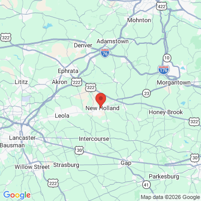 Map to  office in New Holland, PA