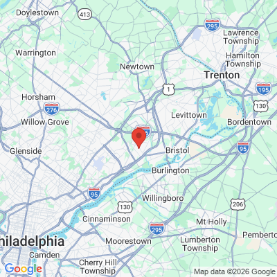 Map to  office in Bensalem, PA