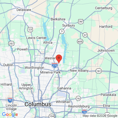 Map to  office in Westerville, OH