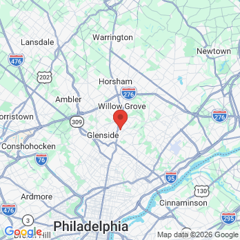 Map to MVP Family Dental office in Jenkintown, PA