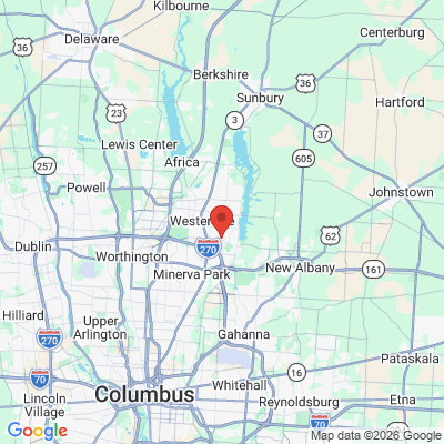 Map to  office in Westerville, OH