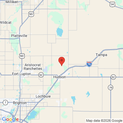 Map to  office in Hudson, CO