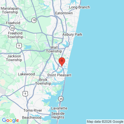 Map to  office in Brielle, NJ