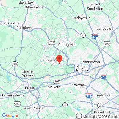 Map to  office in Phoenixville, PA