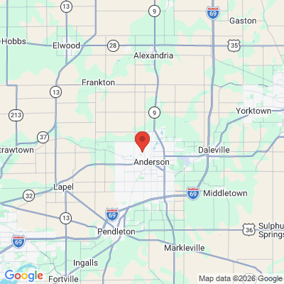 Map to  office in Woodlawn Heights, IN