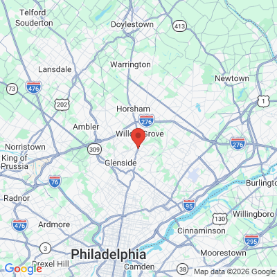 Map to  office in Abington, PA