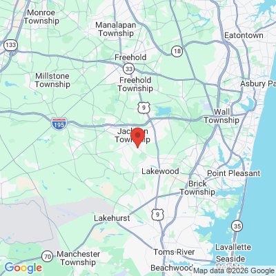 Map to  office in Township Of Jackson, NJ