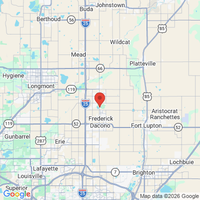 Map to  office in Firestone, CO