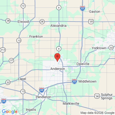 Map to  office in Anderson, IN