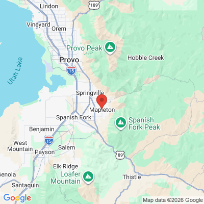 Map to  office in Mapleton, UT